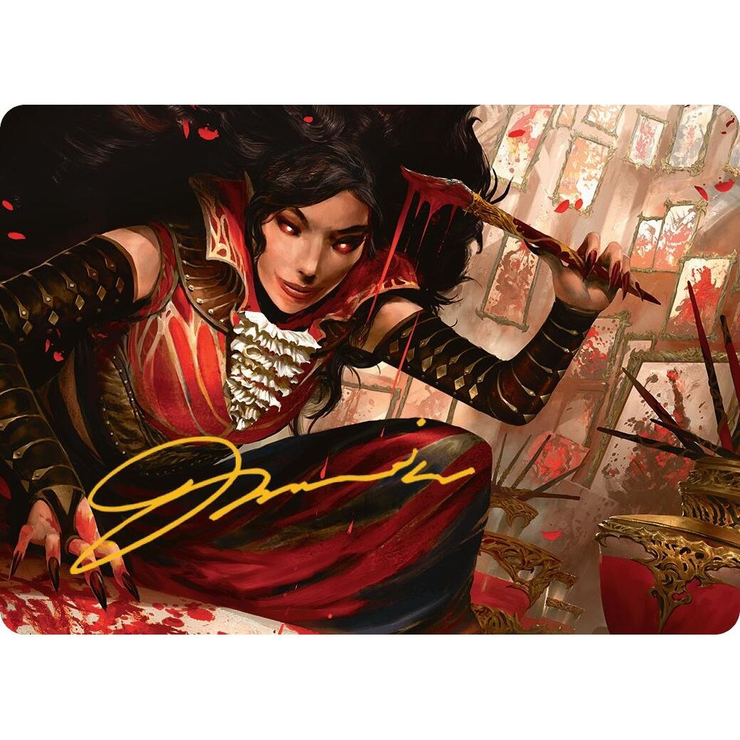 Image for Blood Artist Art Card (Gold-Stamped Signature) (22) (AAINR) - Magic: The Gathering