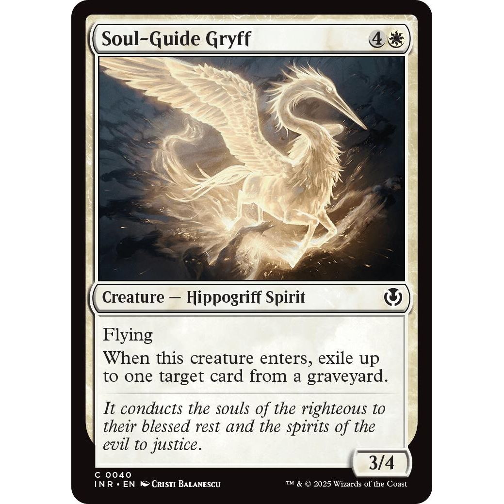 Image for Soul-Guide Gryff (40) (INR) - Magic: The Gathering