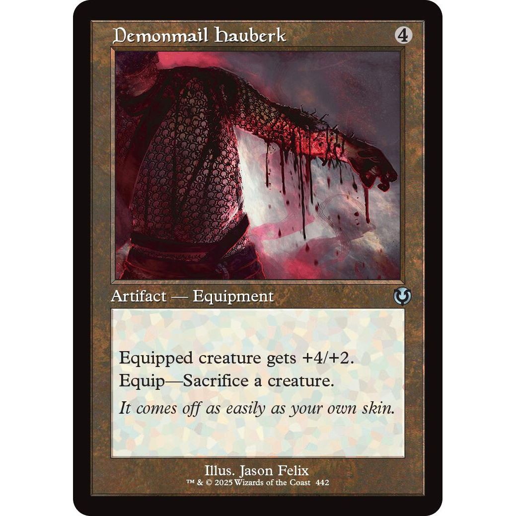Image for Demonmail Hauberk (Retro Frame) (442) (INR) - Magic: The Gathering