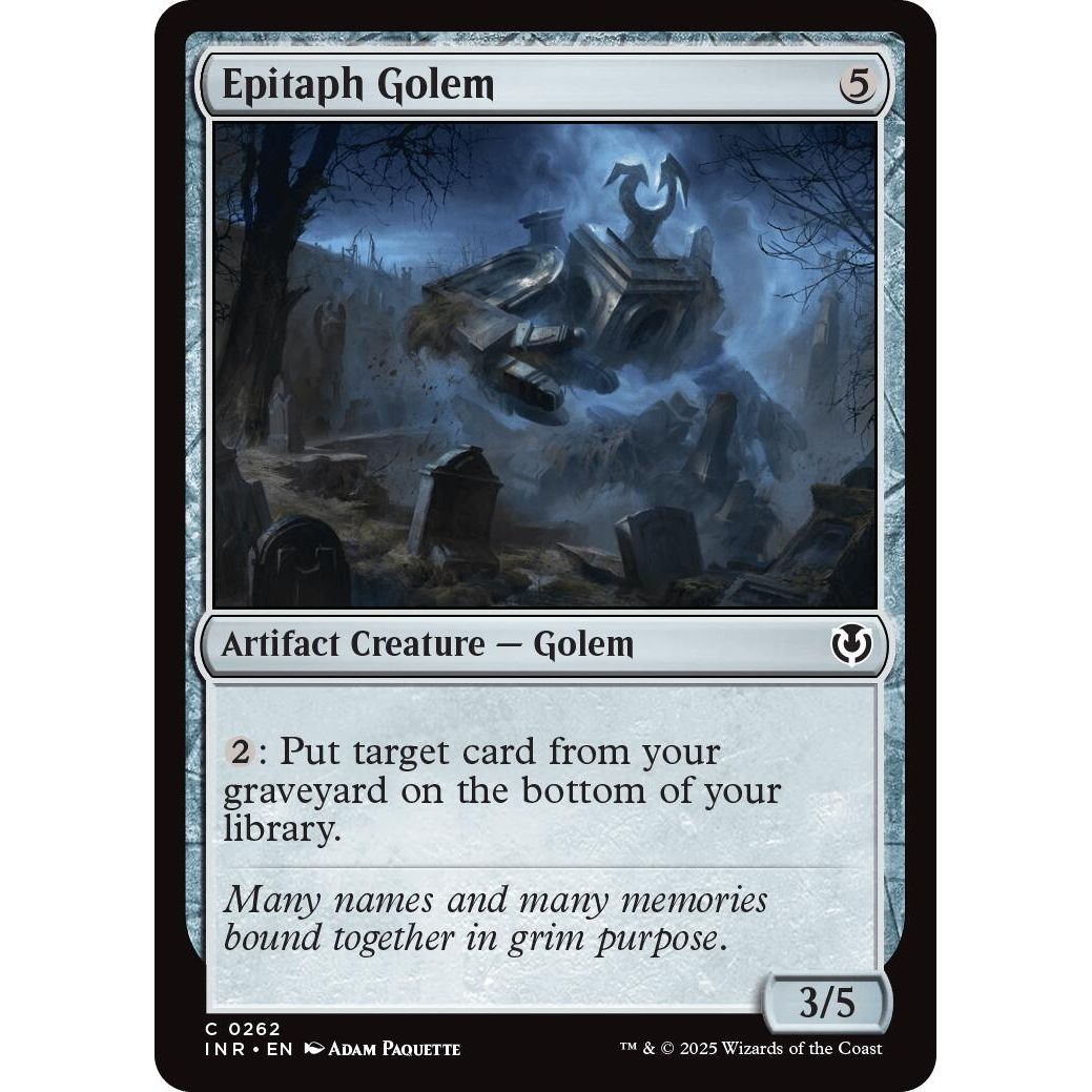 Image for Epitaph Golem (262) (INR) - Magic: The Gathering