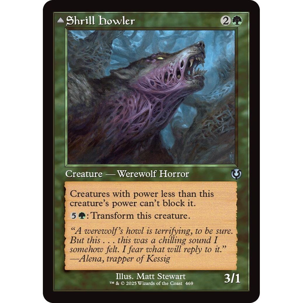Image for Shrill Howler (Retro Frame) (469) (INR) - Magic: The Gathering