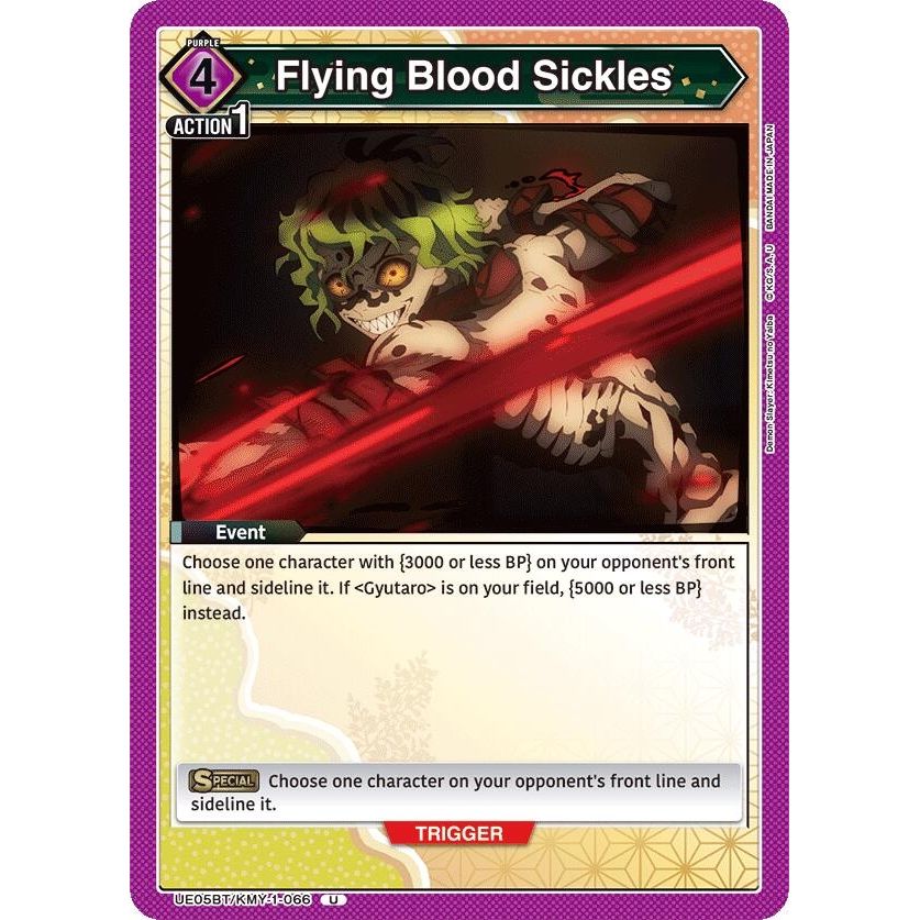 Image for Flying Blood Sickles (UE05BT/KMY-1-066) (UE05BT) - Union Arena