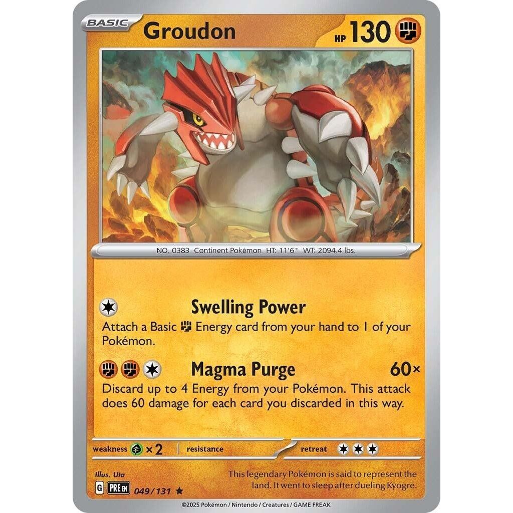 Image for Groudon (049/131) (PRE) - Pokemon