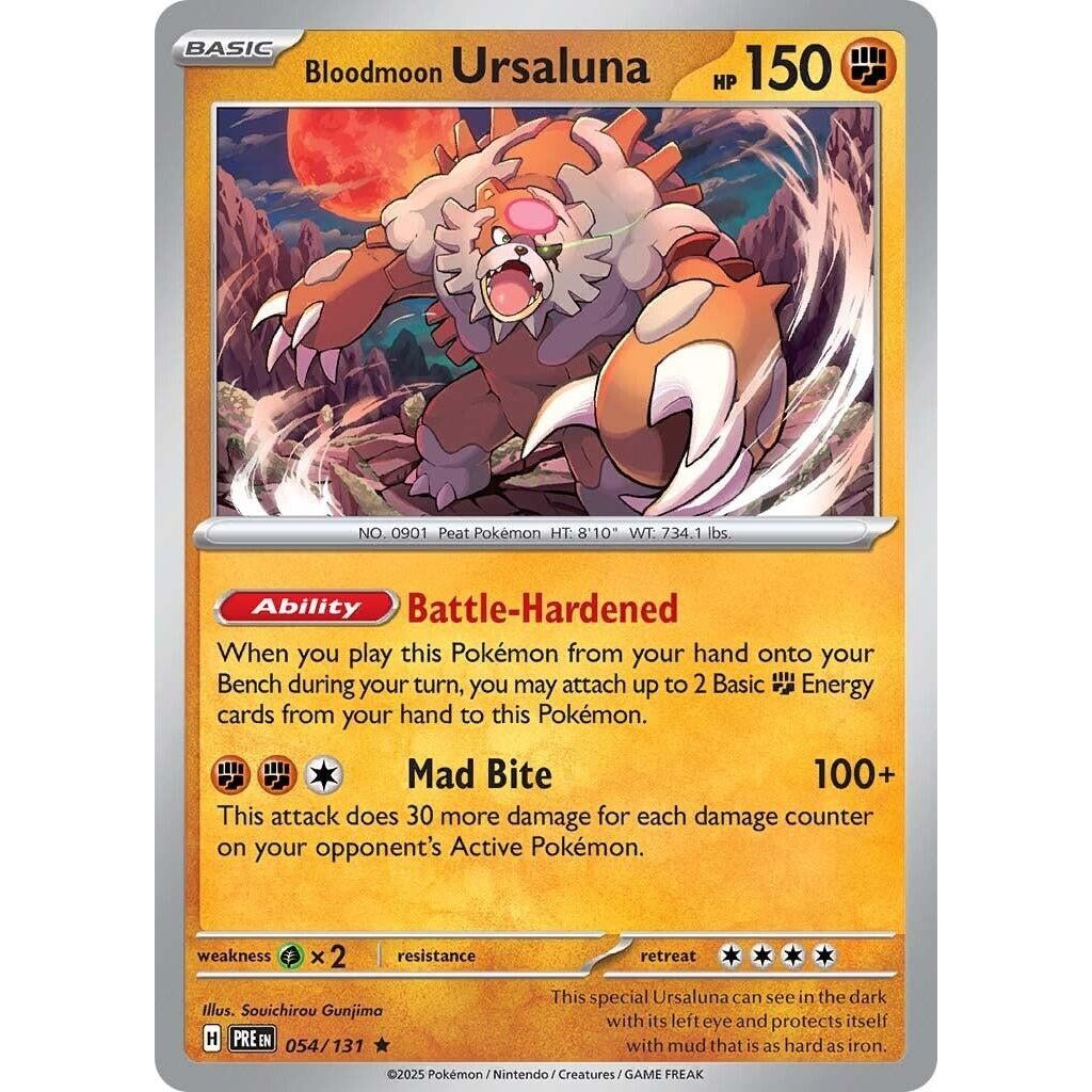 Image for Bloodmoon Ursaluna (054/131) (PRE) - Pokemon