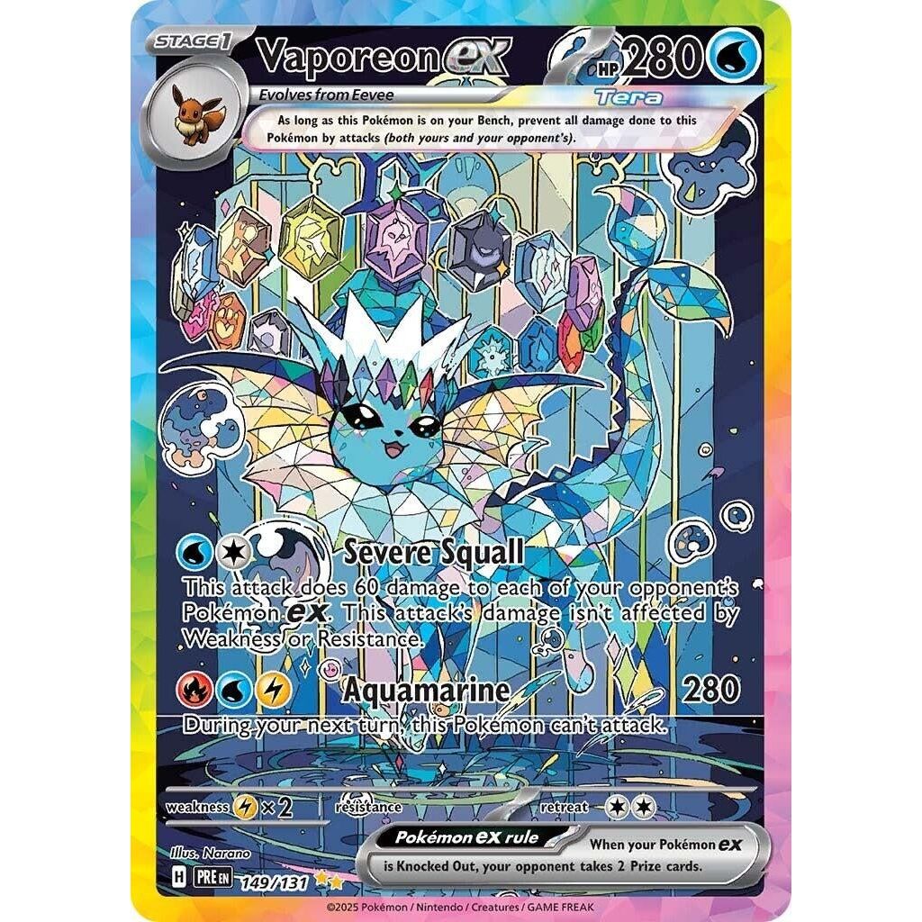 Image for Vaporeon ex (149/131) (PRE) - Pokemon