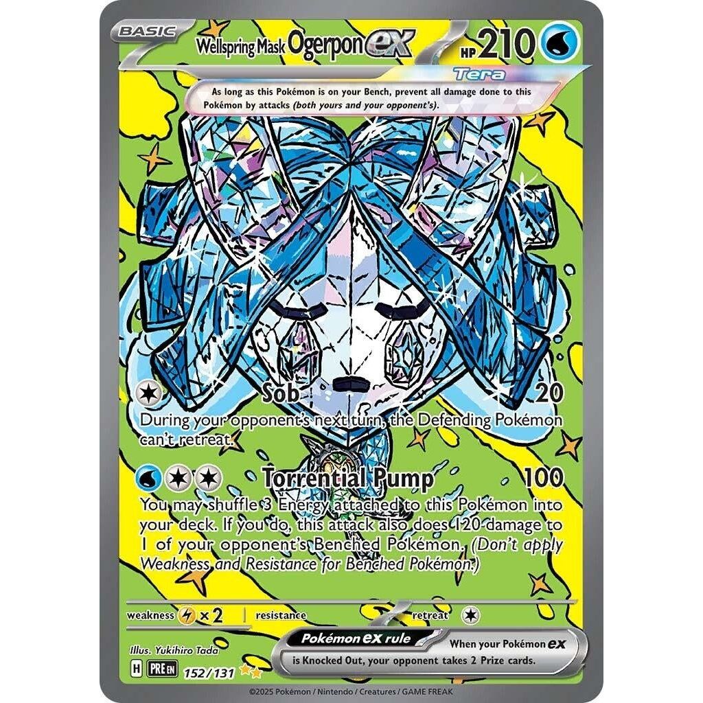 Image for Wellspring Mask Ogerpon ex (152/131) (PRE) - Pokemon
