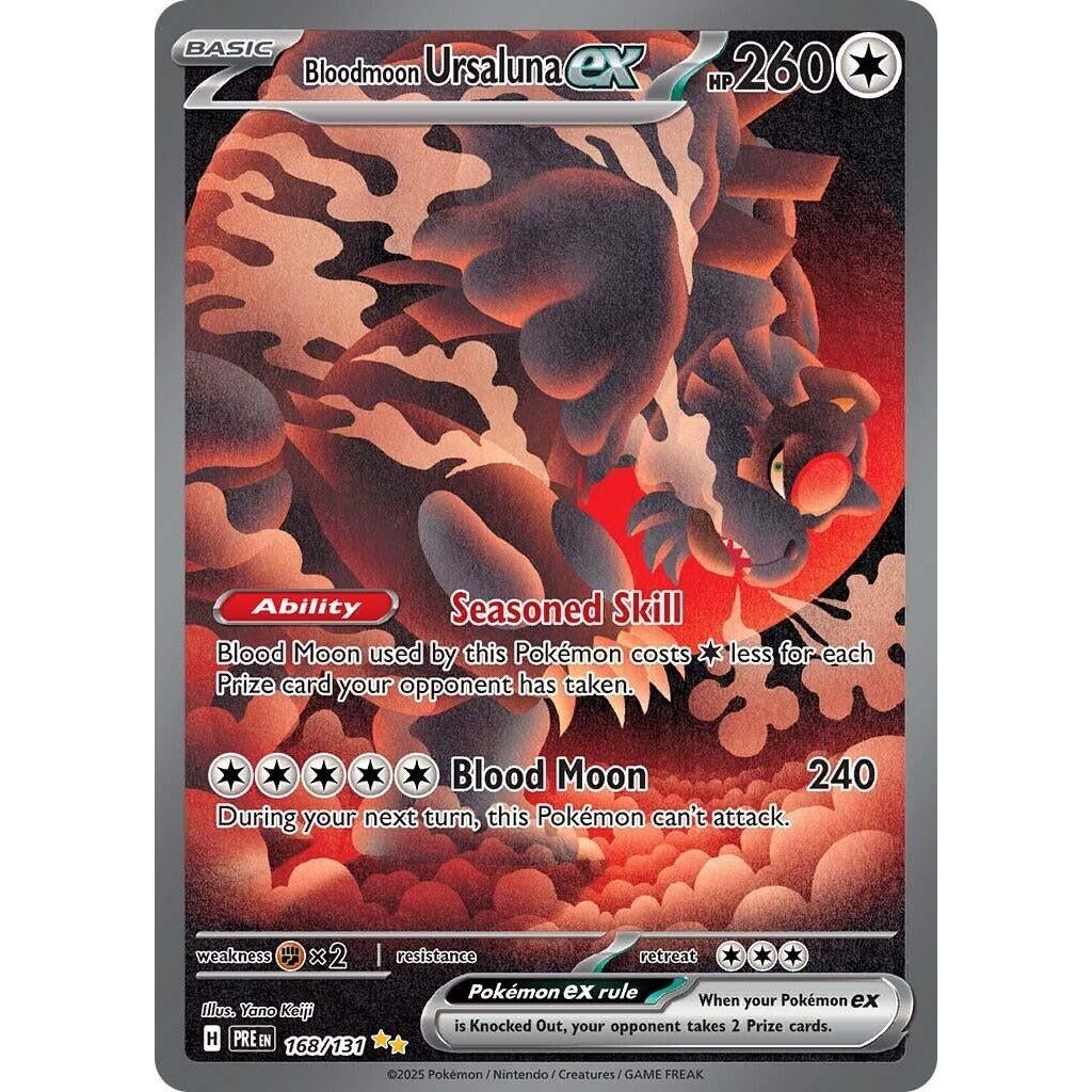 Image for Bloodmoon Ursaluna ex (168/131) (PRE) - Pokemon
