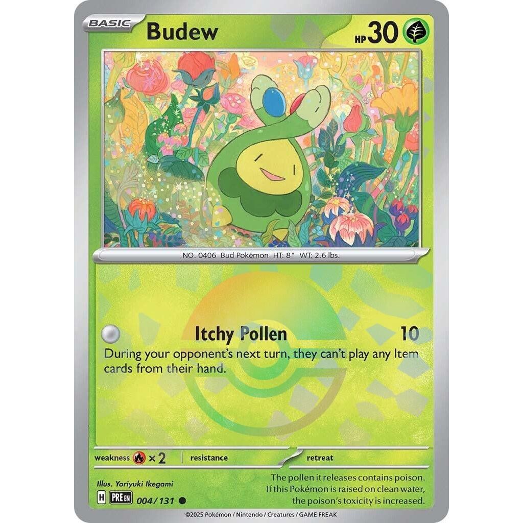 Image for Budew (Poke Ball Pattern) (004/131) (PRE) - Pokemon