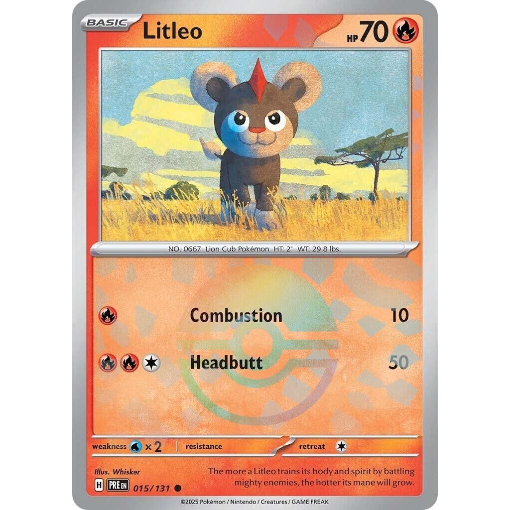 Image for Litleo (Poke Ball Pattern) (015/131) (PRE) - Pokemon