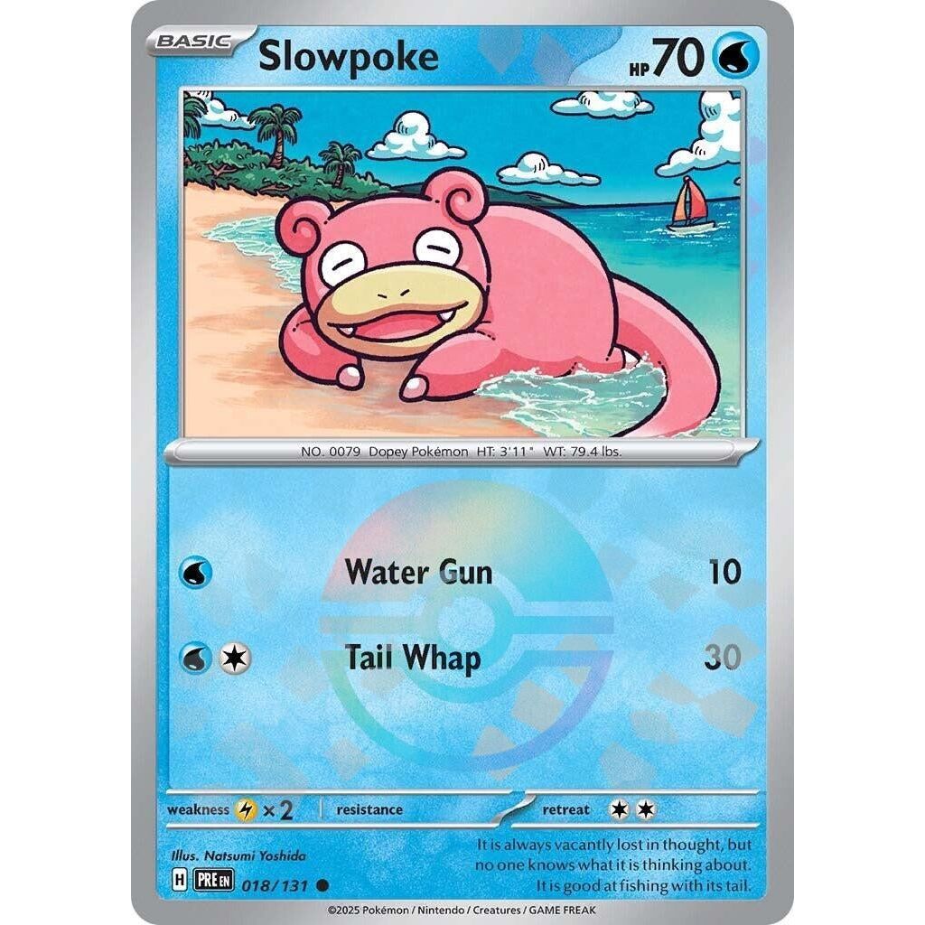 Image for Slowpoke (Poke Ball Pattern) (018/131) (PRE) - Pokemon