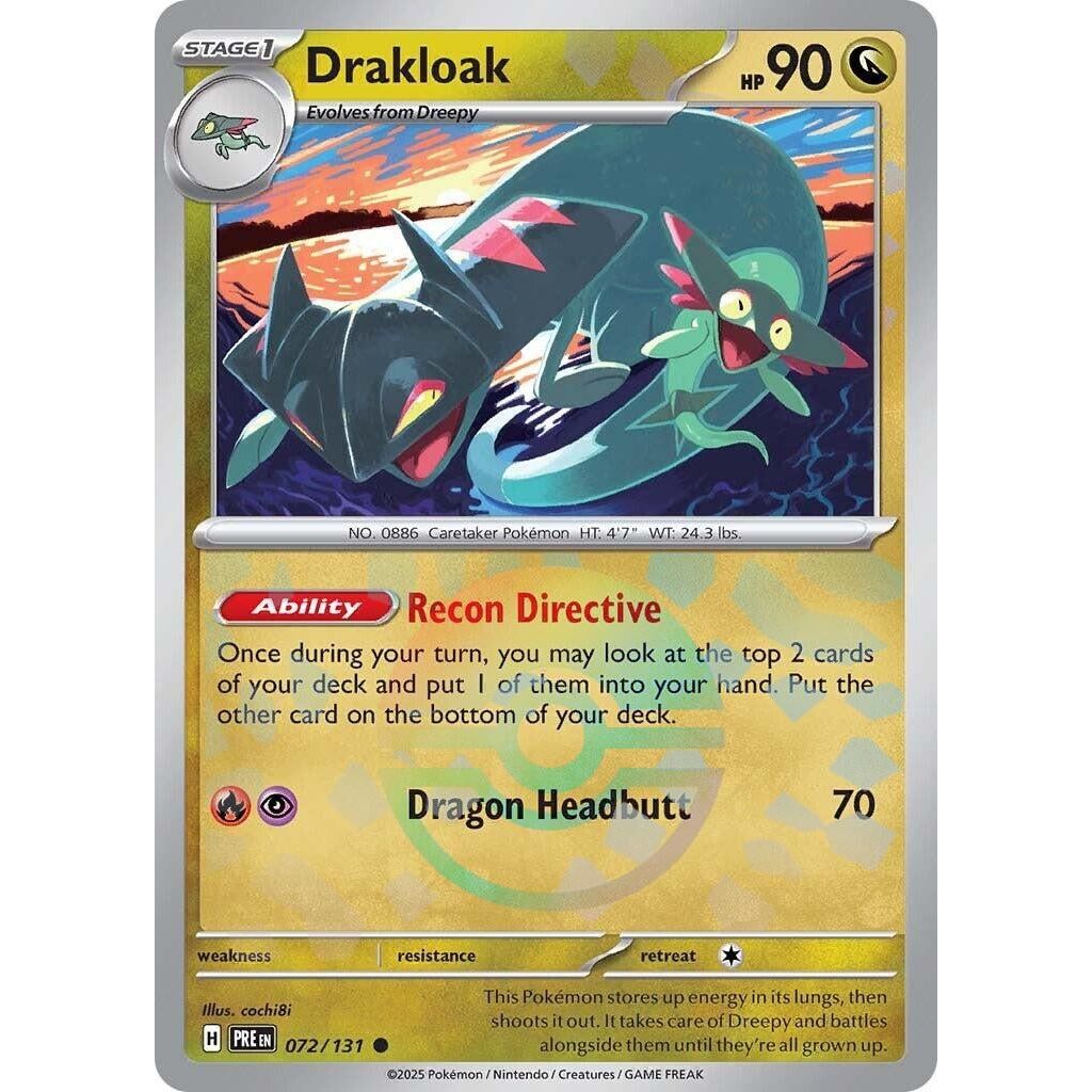 Image for Drakloak (Poke Ball Pattern) (072/131) (PRE) - Pokemon