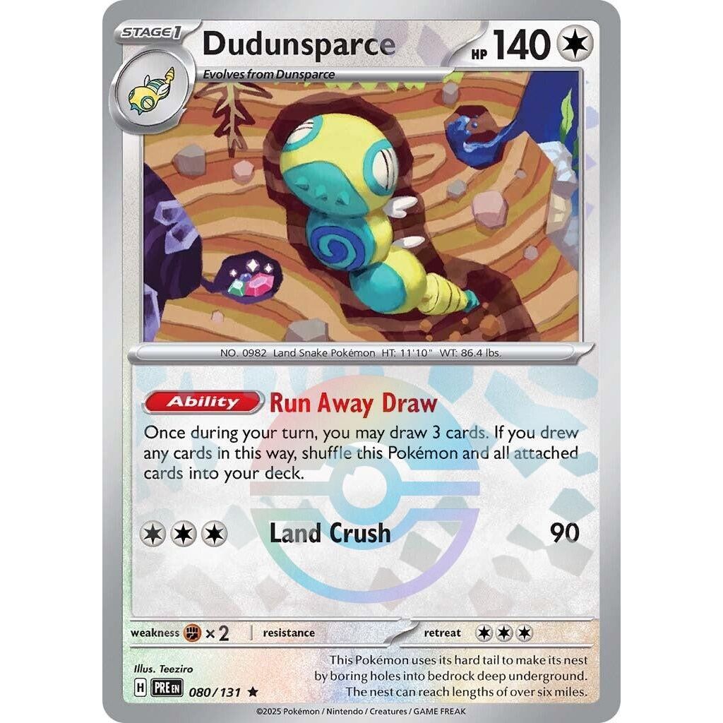 Image for Dudunsparce (Poke Ball Pattern) (080/131) (PRE) - Pokemon