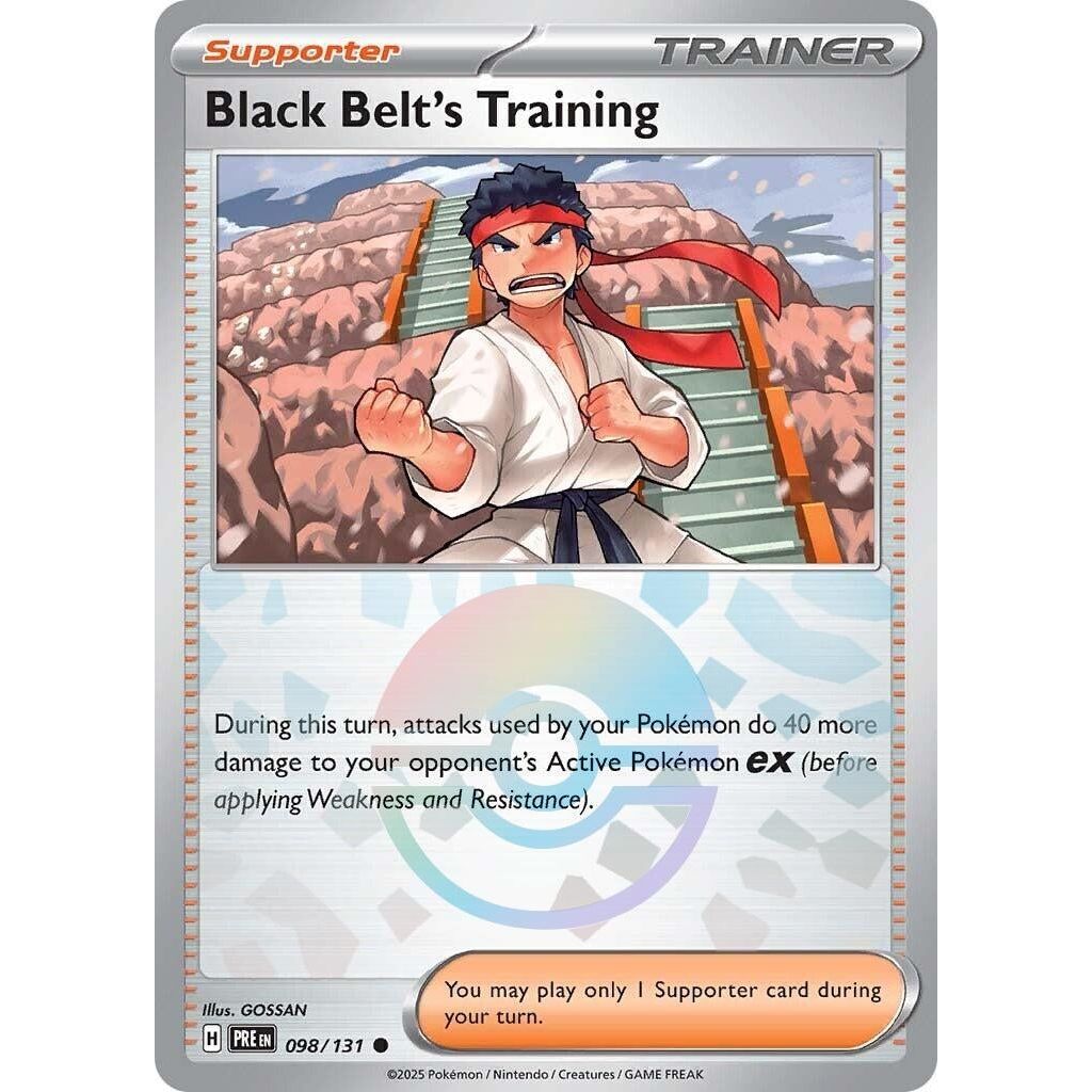 Image for Black Belt's Training - 098/131 (Poke Ball Pattern) (098/131) (PRE) - Pokemon
