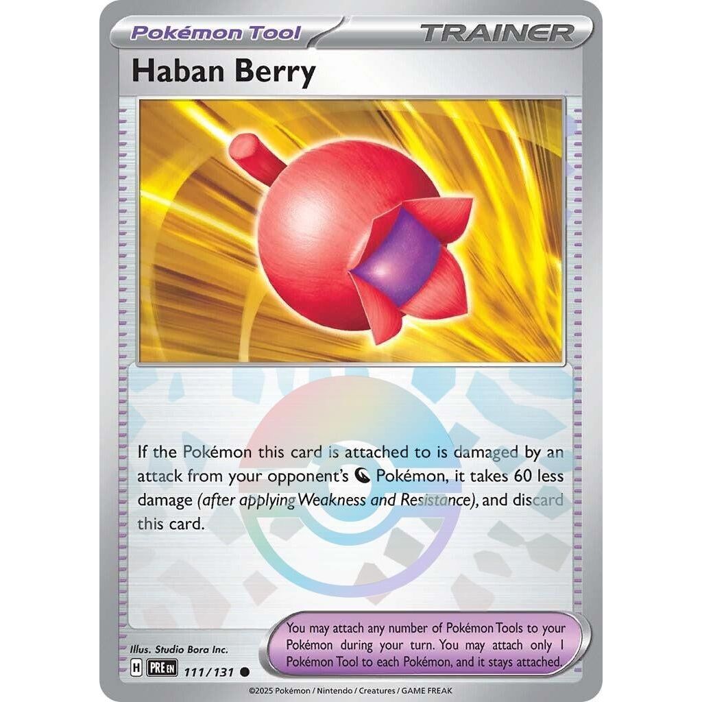 Image for Haban Berry (Poke Ball Pattern) (111/131) (PRE) - Pokemon