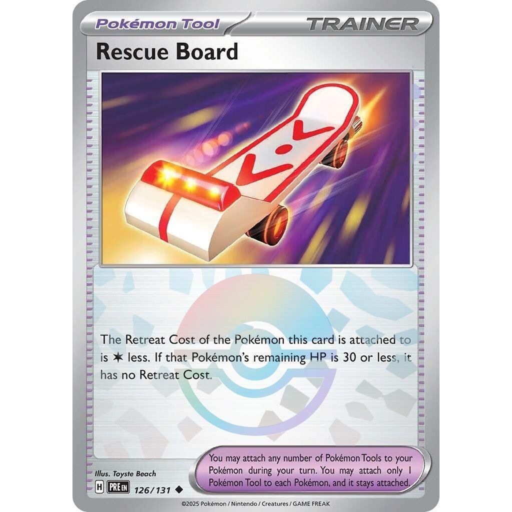 Image for Rescue Board (Poke Ball Pattern) (126/131) (PRE) - Pokemon