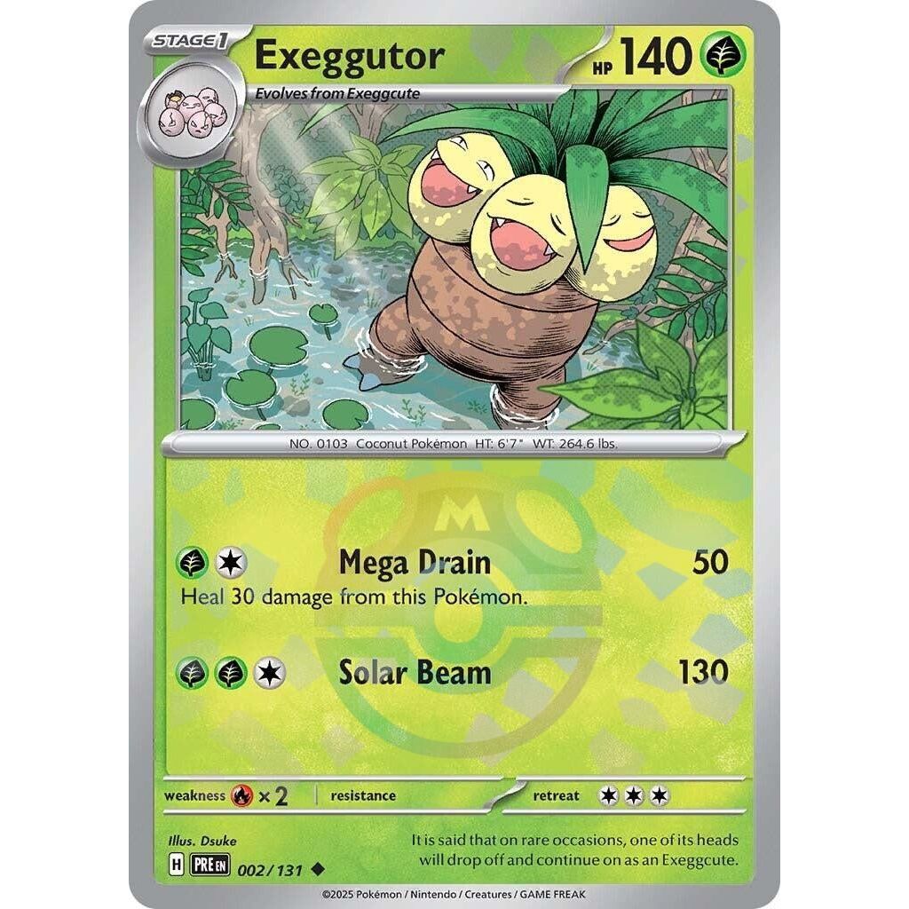 Image for Exeggutor (Master Ball Pattern) (002/131) (PRE) - Pokemon