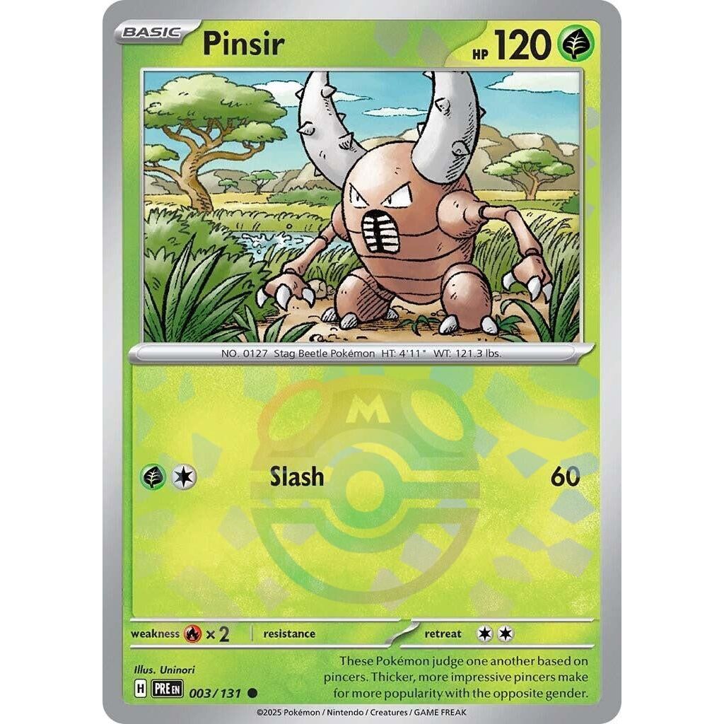 Image for Pinsir (Master Ball Pattern) (003/131) (PRE) - Pokemon