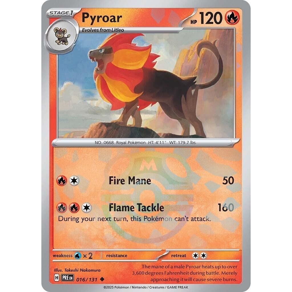 Image for Pyroar (Master Ball Pattern) (016/131) (PRE) - Pokemon