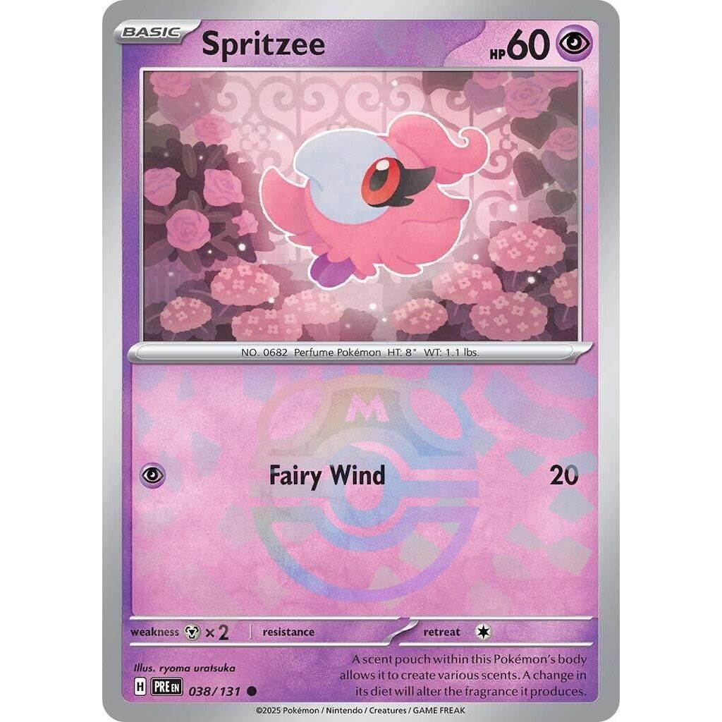 Image for Spritzee (Master Ball Pattern) (038/131) (PRE) - Pokemon