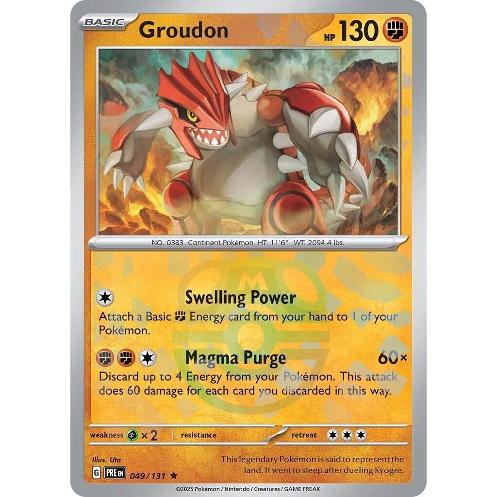 Image for Groudon (Master Ball Pattern) (049/131) (PRE) - Pokemon