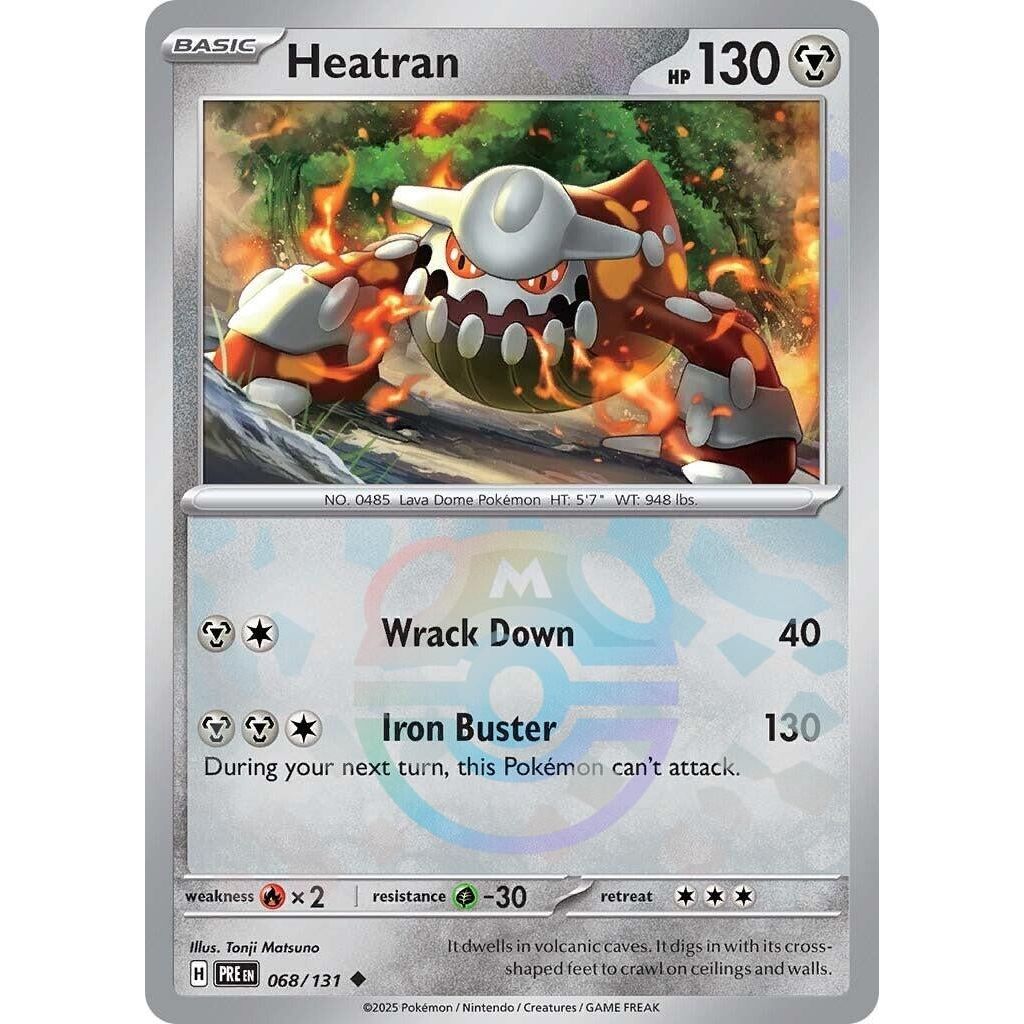 Image for Heatran (Master Ball Pattern) (068/131) (PRE) - Pokemon