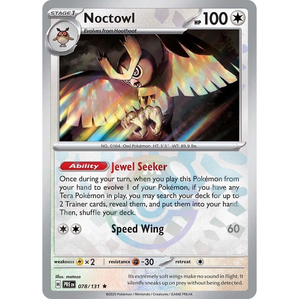 Image for Noctowl (Master Ball Pattern) (078/131) (PRE) - Pokemon