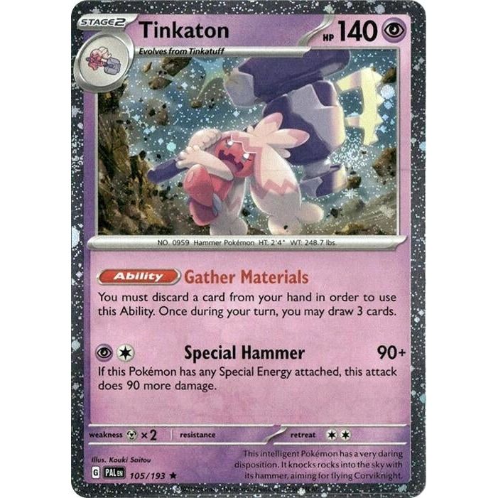 Image for Tinkaton - 105/193 (Cosmos Holo) (105/193) (BLE) - Pokemon