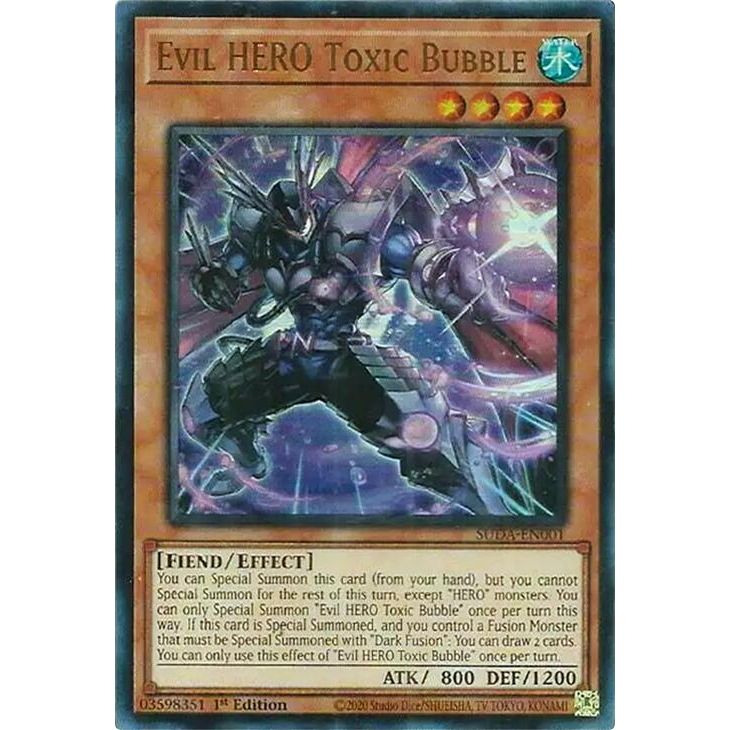 Image for Evil HERO Toxic Bubble (SUDA-EN001) (SUDA) - YuGiOh