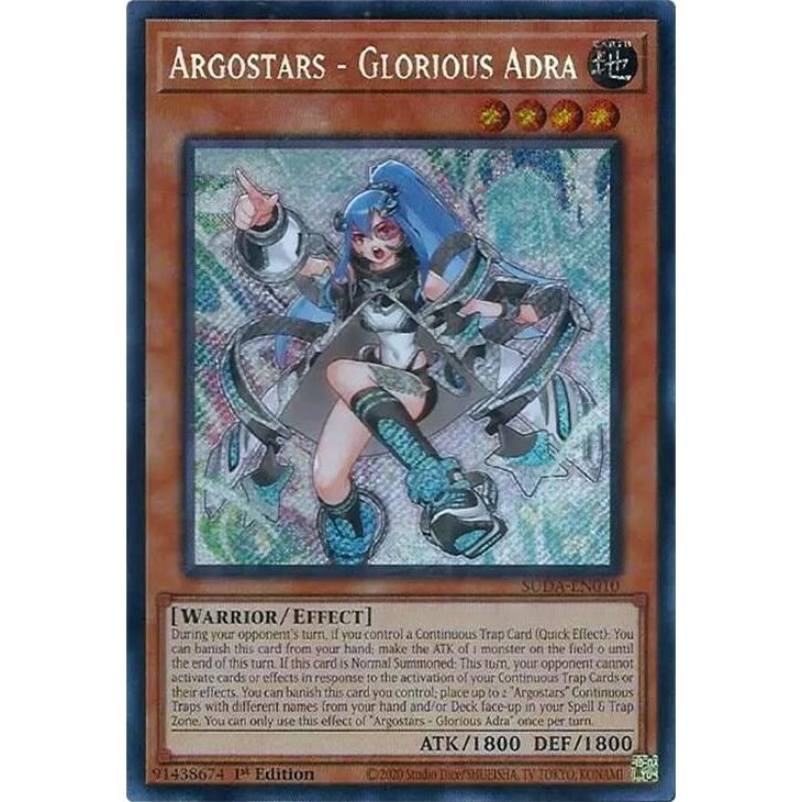 Image for Argostars - Glorious Adra (SUDA-EN010) (SUDA) - YuGiOh