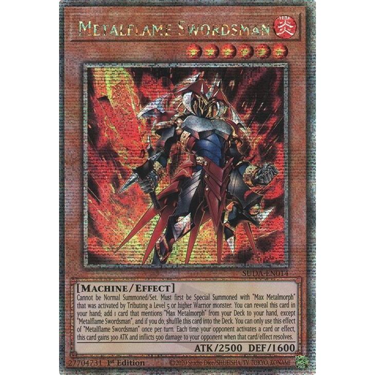 Image for Metalflame Swordsman (Quarter Century Secret Rare) (SUDA-EN014) (SUDA) - YuGiOh