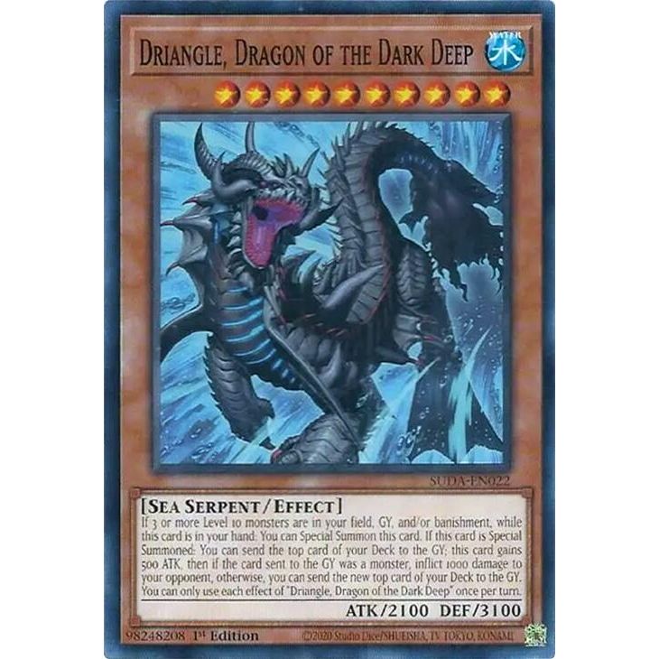 Image for Driangle, Dragon of the Dark Deep (SUDA-EN022) (SUDA) - YuGiOh