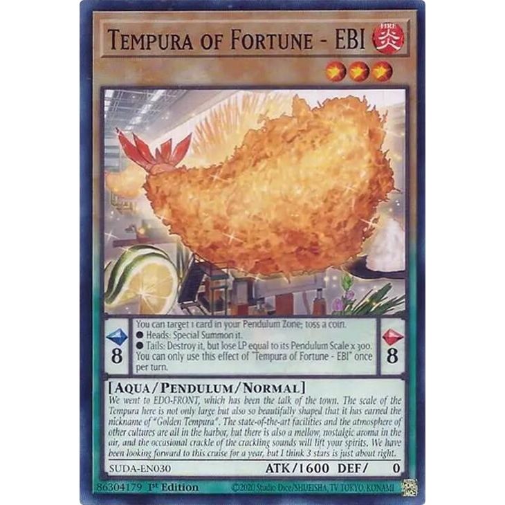 Image for Tempura of Fortune - EBI (SUDA-EN030) (SUDA) - YuGiOh
