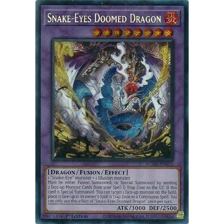 Image for Snake-Eyes Doomed Dragon (SUDA-EN035) (SUDA) - YuGiOh
