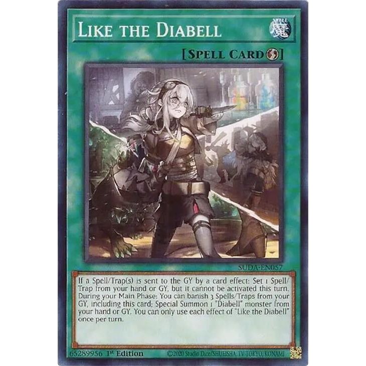 Image for Like the Diabell (SUDA-EN057) (SUDA) - YuGiOh
