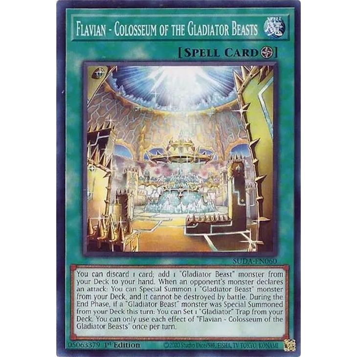 Image for Flavian - Colosseum of the Gladiator Beasts (SUDA-EN060) (SUDA) - YuGiOh