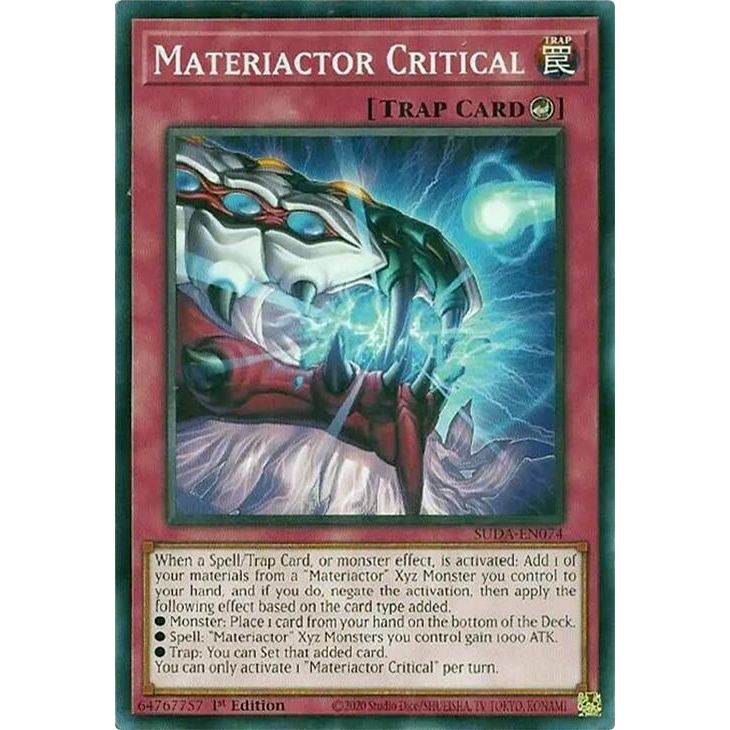 Image for Materiactor Critical (SUDA-EN074) (SUDA) - YuGiOh