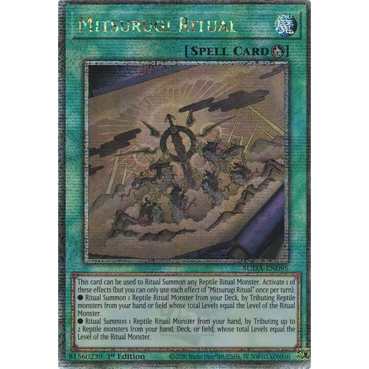 Image for Mitsurugi Ritual (Quarter Century Secret Rare) (SUDA-EN095) (SUDA) - YuGiOh