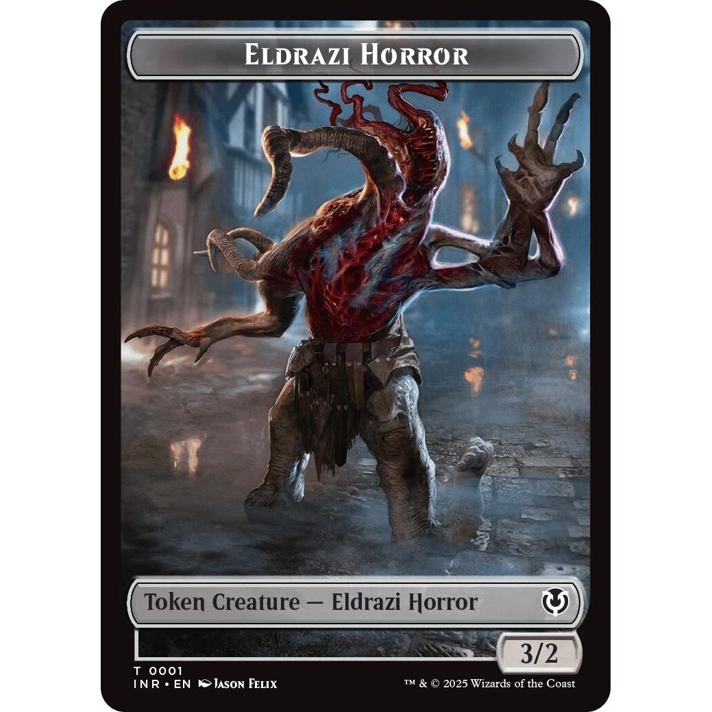 Image for Eldrazi Horror // Human Soldier (0003) Double-Sided Token (1 // 3) (INR) - Magic: The Gathering