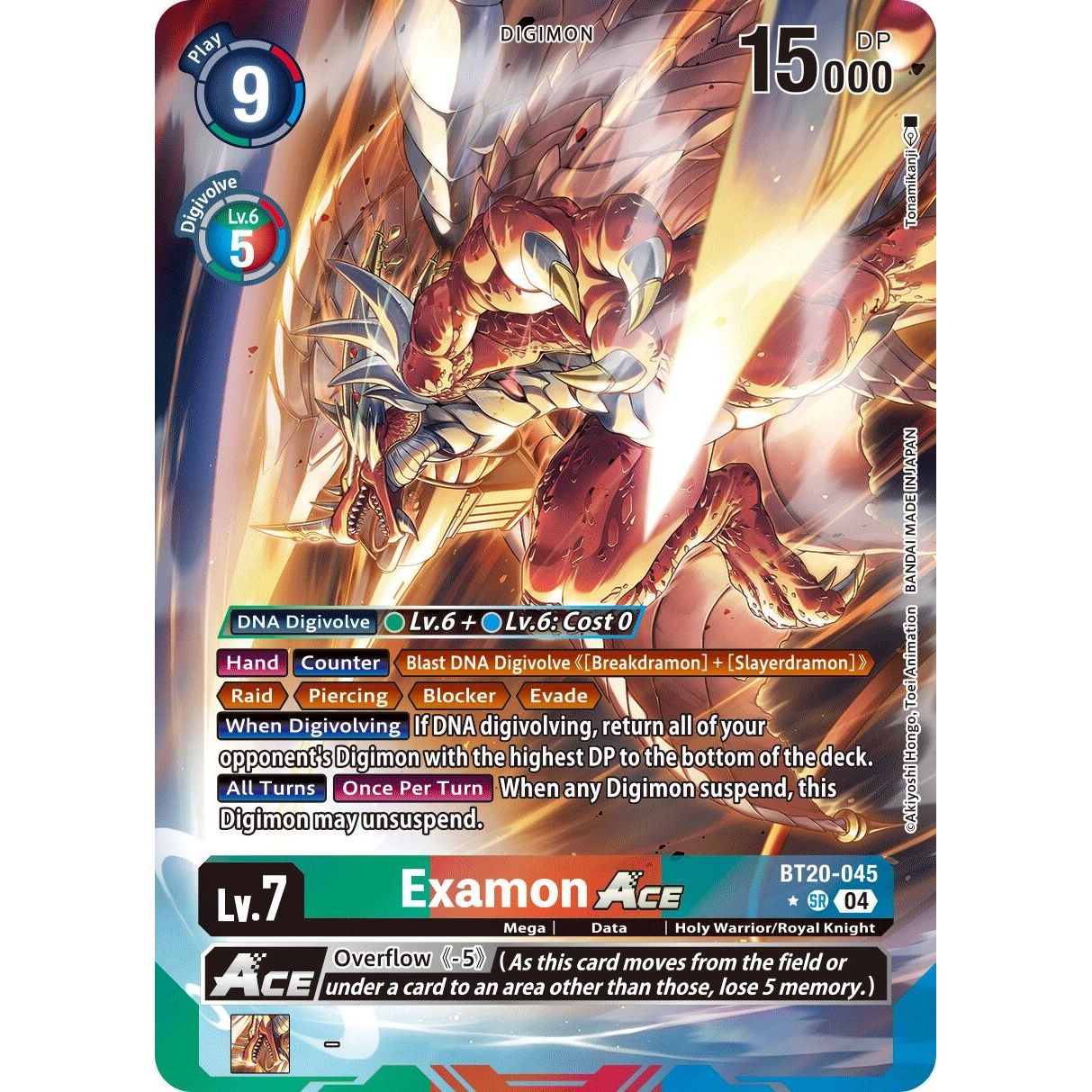 Image for Examon ACE (Alternate Art) (BT20-045 SR) (BT19-20) - Digimon Card Game