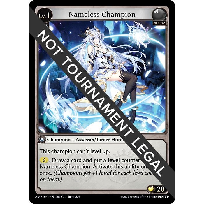 Image for Nameless Champion (Assassin/Tamer) (001) (AMBDP) - Grand Archive TCG