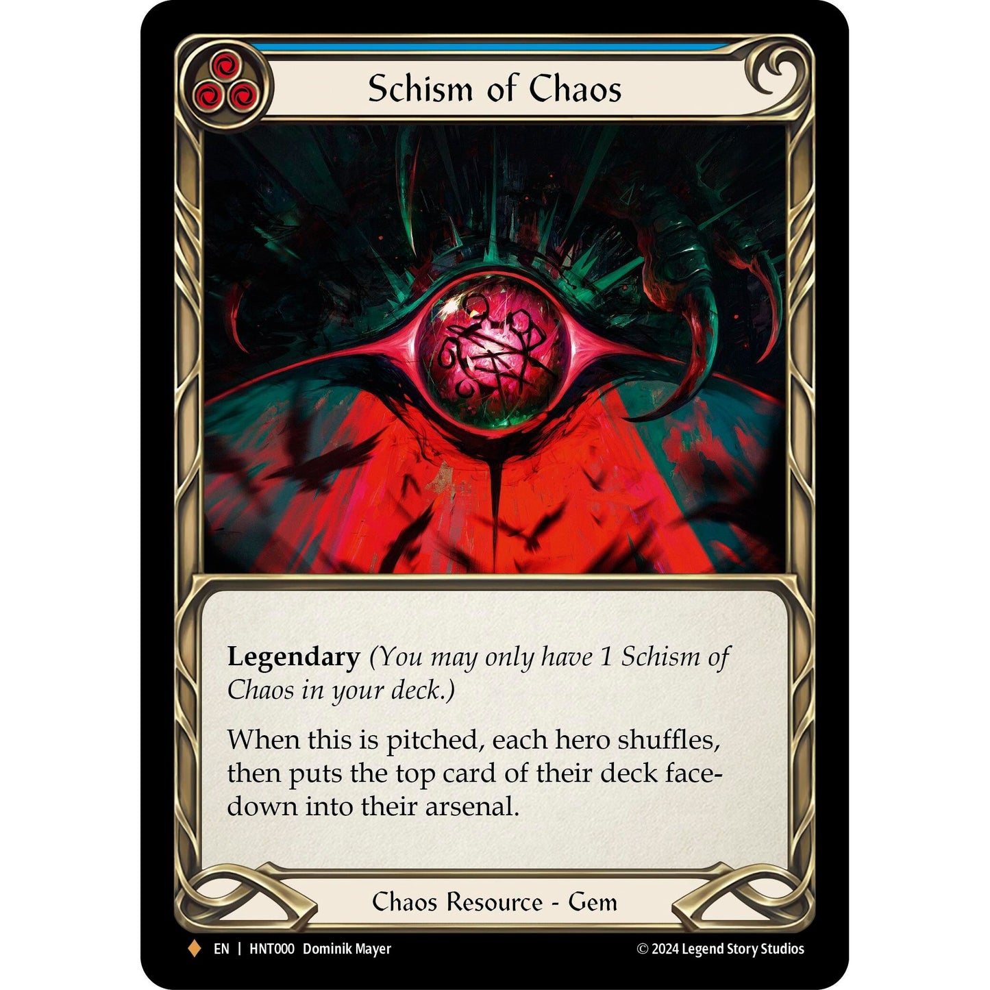 Image for Schism of Chaos (HNT000) - Flesh and Blood TCG