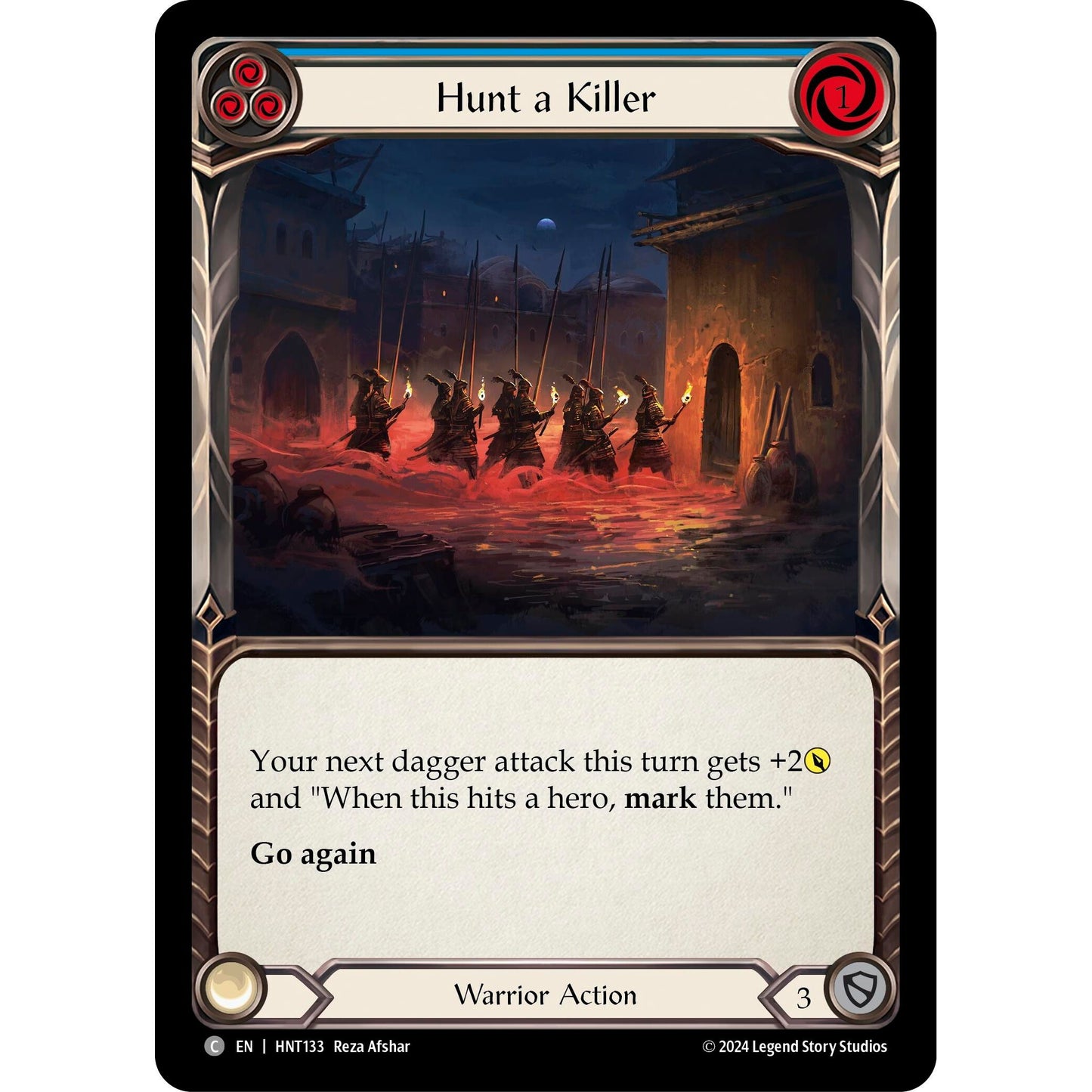 Image for Hunt a Killer (Blue) (HNT133) - Flesh and Blood TCG