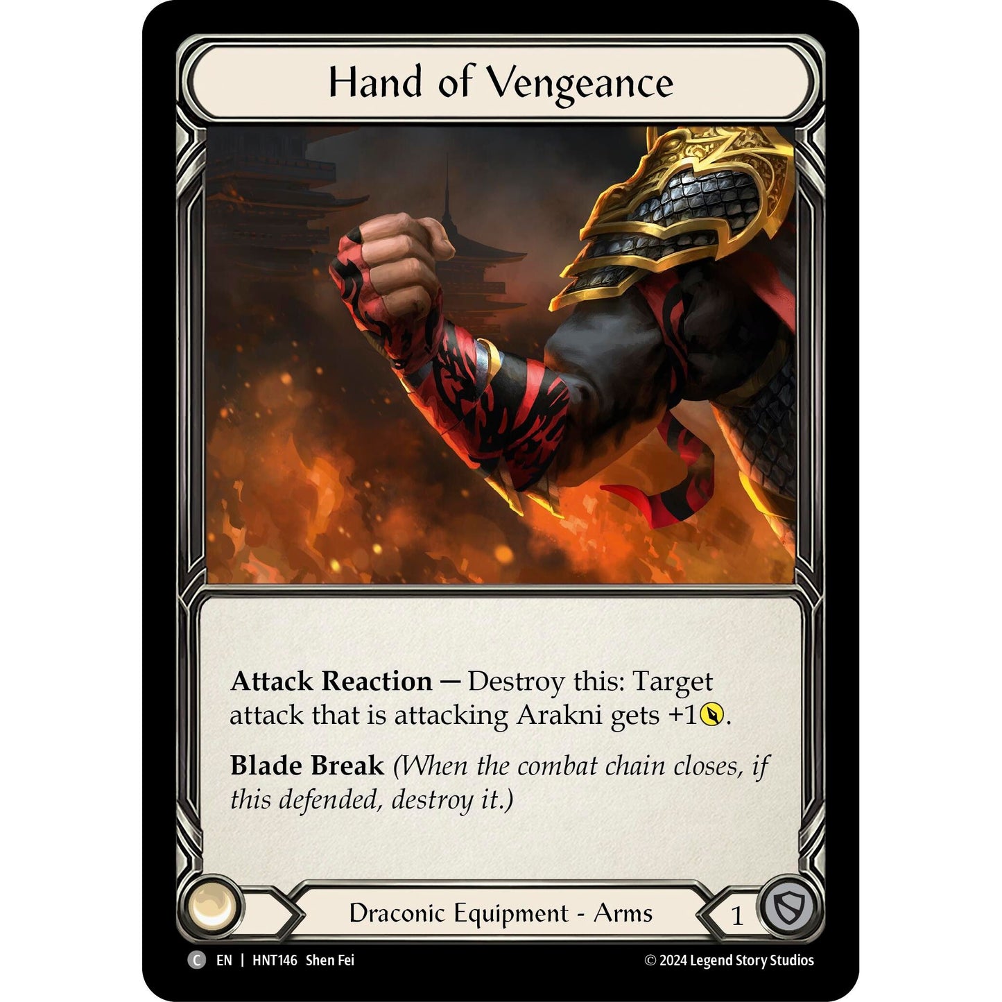 Image for Hand of Vengeance (HNT146) - Flesh and Blood TCG
