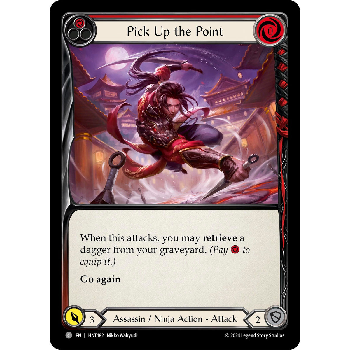 Image for Pick Up the Point (Red) (HNT182) - Flesh and Blood TCG