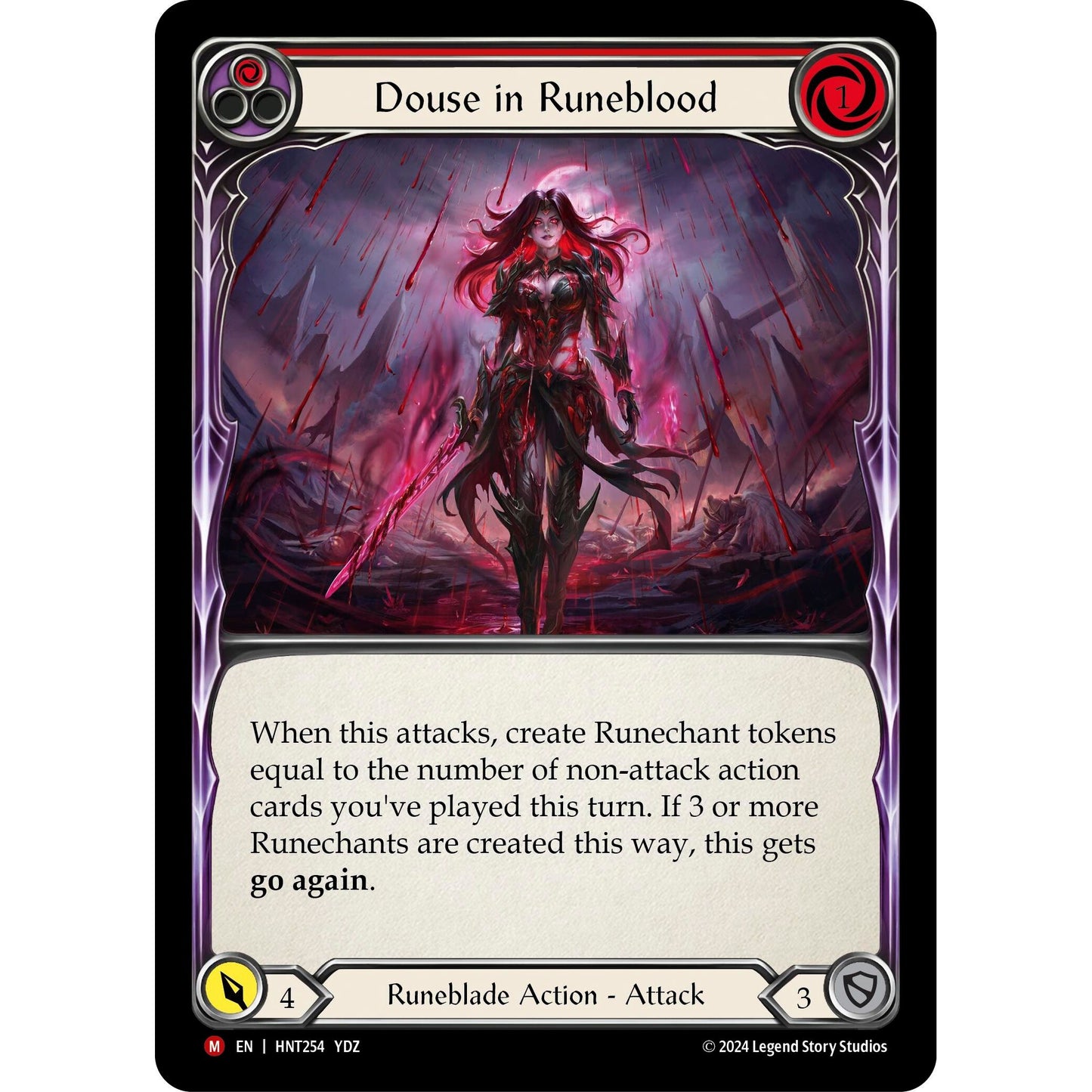 Image for Douse in Runeblood (HNT254) - Flesh and Blood TCG