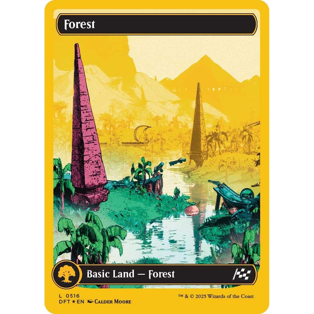 Image for Forest (0516) (First-Place Foil) (516) (DFT) - Magic: The Gathering