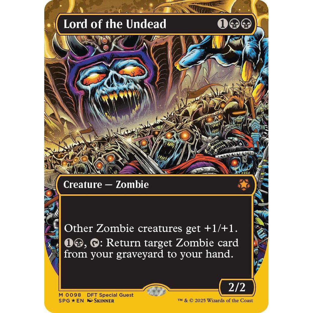 Image for Lord of the Undead (Borderless) (First-Place Foil) (98) (SPG) - Magic: The Gathering