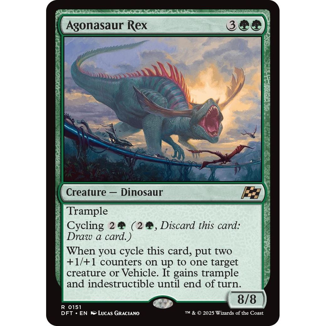 Image for Agonasaur Rex (151) (DFT) - Magic: The Gathering
