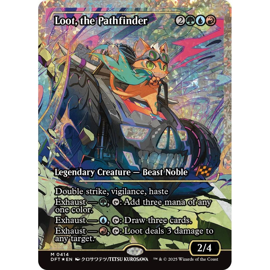 Image for Loot, the Pathfinder (Showcase) (Fracture Foil) (414) (DFT) - Magic: The Gathering