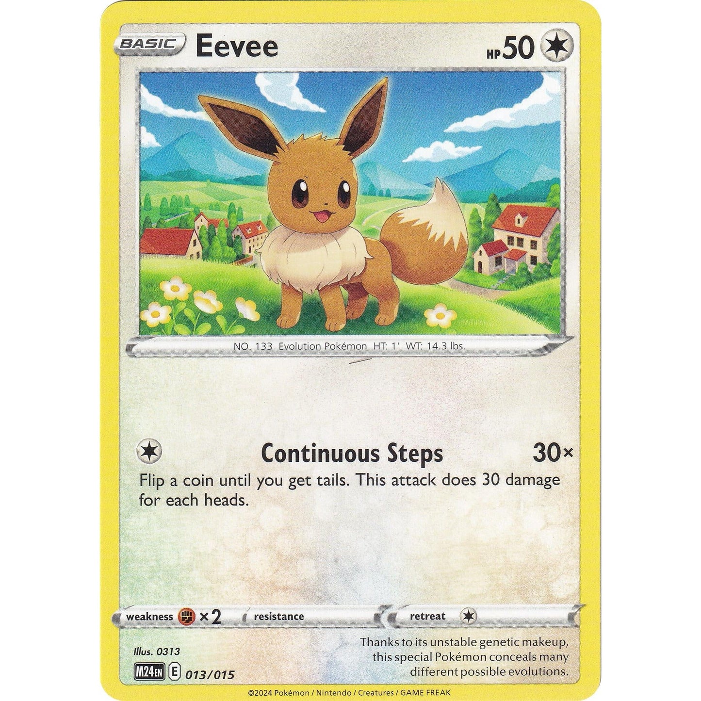 Image for Eevee (013/015) (M24) - Pokemon